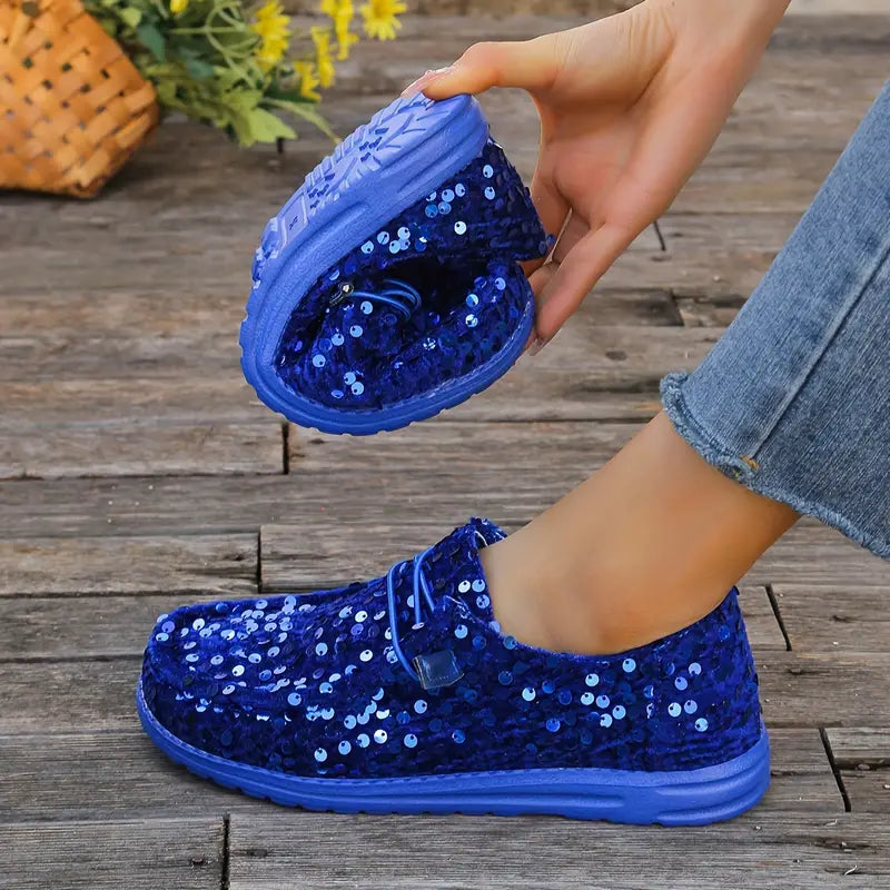 Bling Bling🔥Last Day 50% OFF⭐ Women's Fashion Sequins Detail Loafers