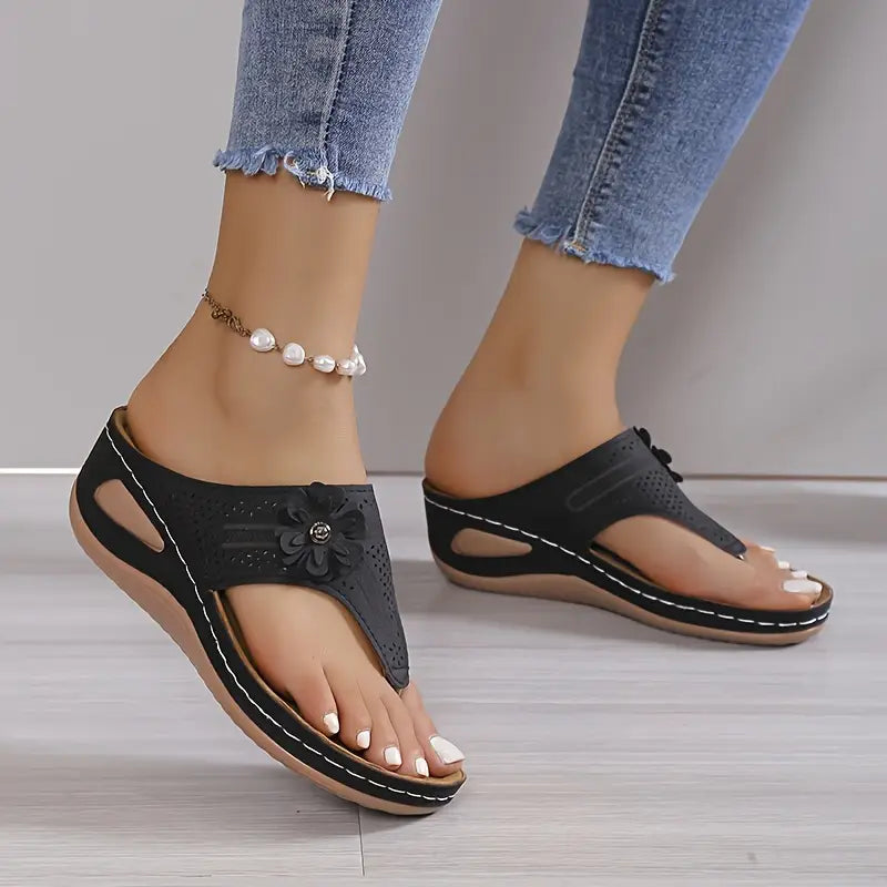💥LAST DAY SALE 50% OFF🔥 Stylish Wedge Heel Flip Flops