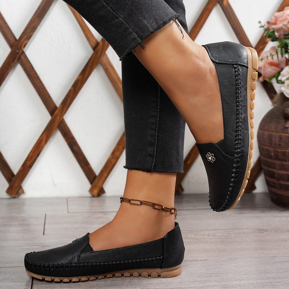 Orthopedic leather shoes, Lightweight, Anti-Slip, Breathable for Women