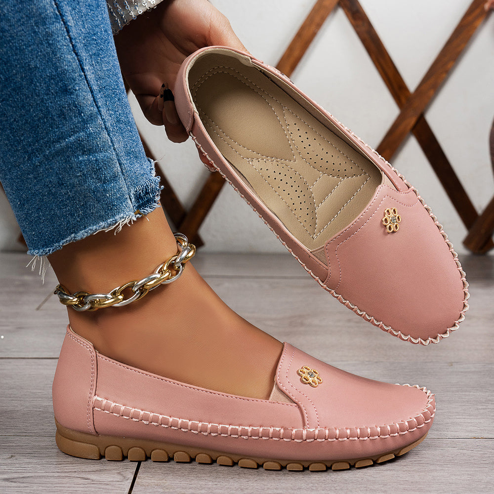 Orthopedic leather shoes, Lightweight, Anti-Slip, Breathable for Women