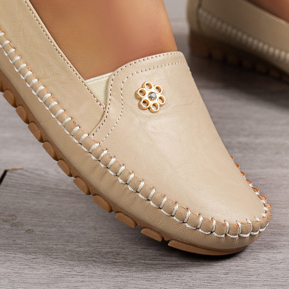 Orthopedic leather shoes, Lightweight, Anti-Slip, Breathable for Women