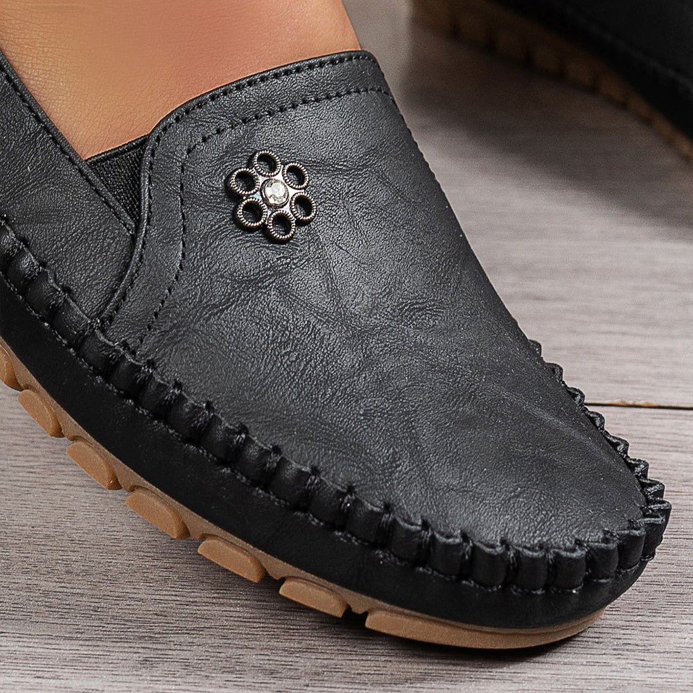 Orthopedic leather shoes, Lightweight, Anti-Slip, Breathable for Women