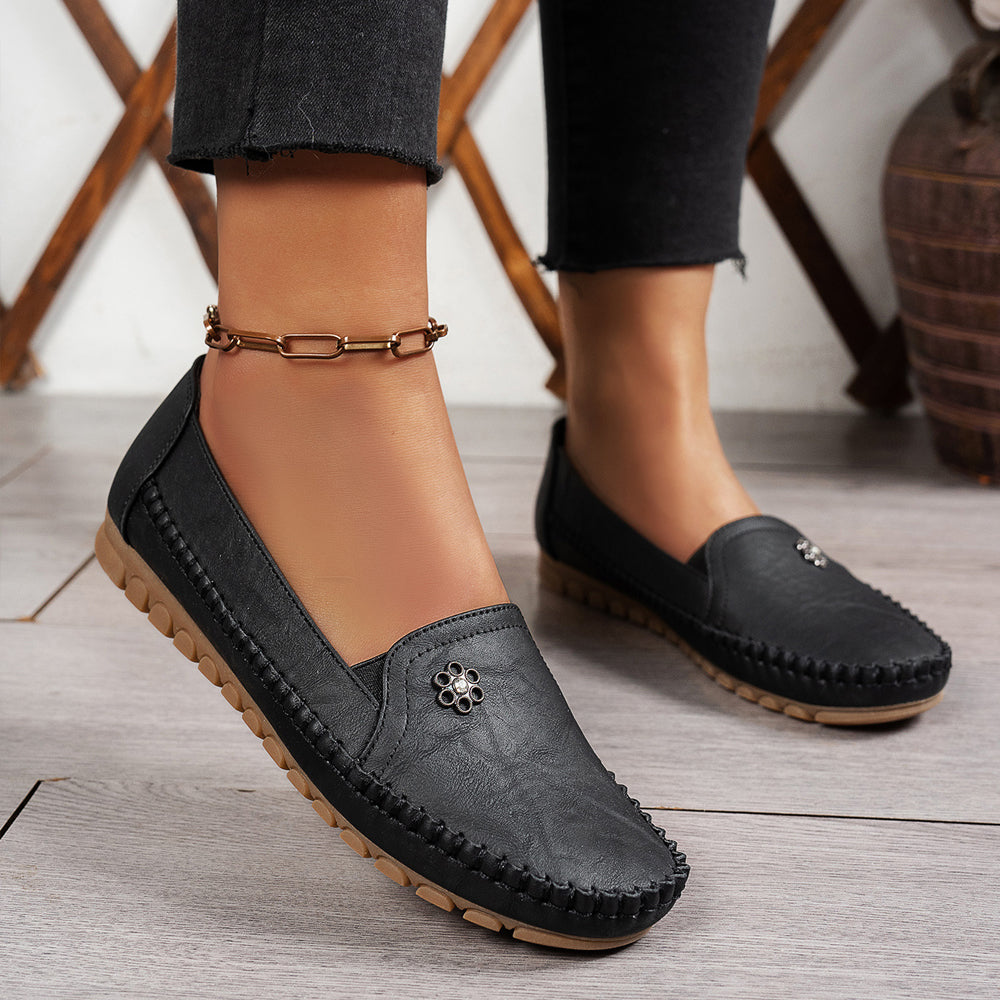 Orthopedic leather shoes, Lightweight, Anti-Slip, Breathable for Women