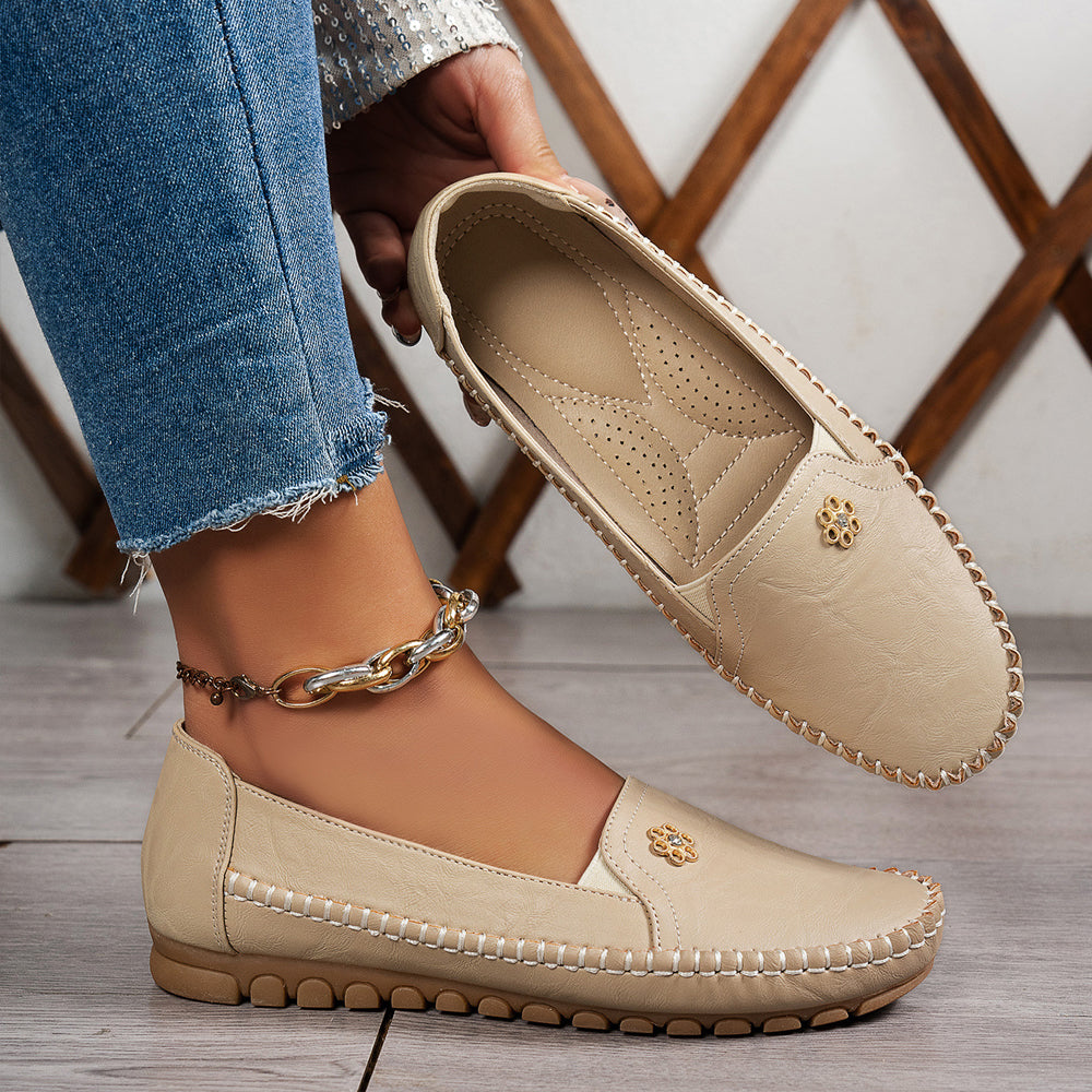Orthopedic leather shoes, Lightweight, Anti-Slip, Breathable for Women