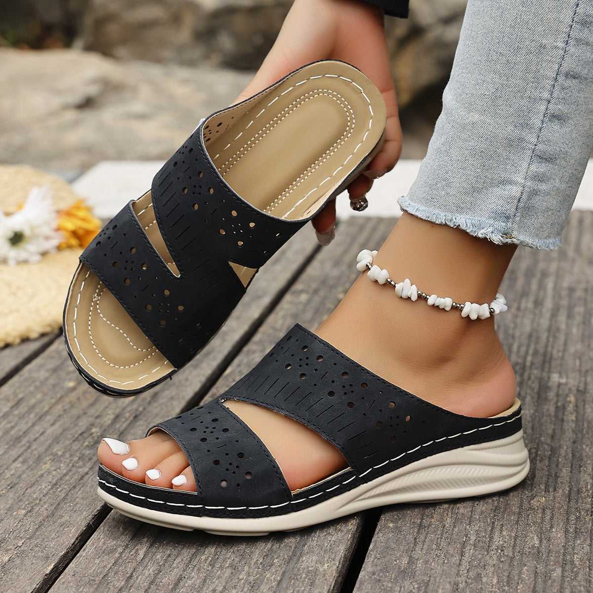 🔥Last Day Deal 50% OFF🔥 Women's Orthopedic Comfort Sandals – Wide Fit & Arch Support
