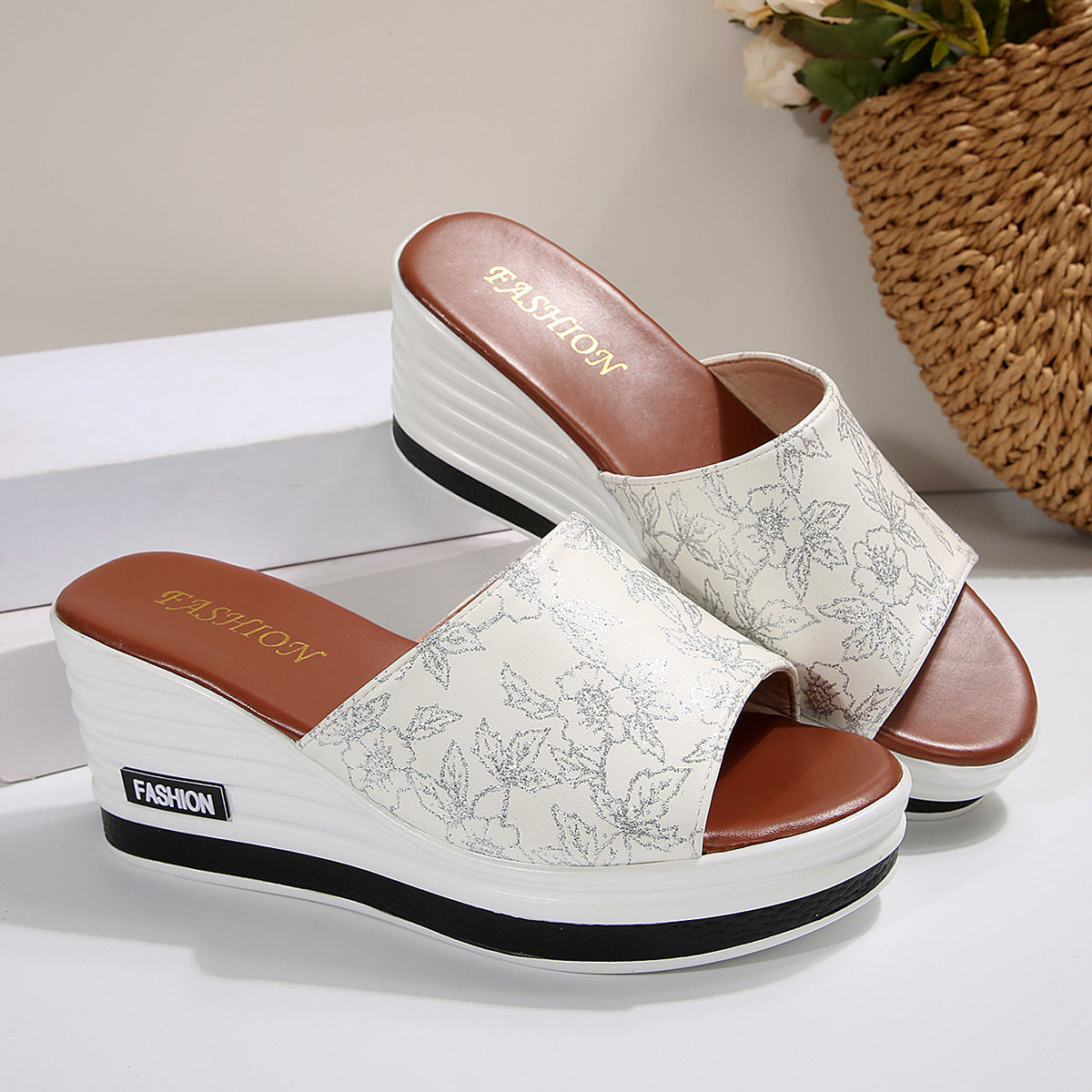 Premium Arch-Support Wedge Sandals – Walk Pain-Free in Style