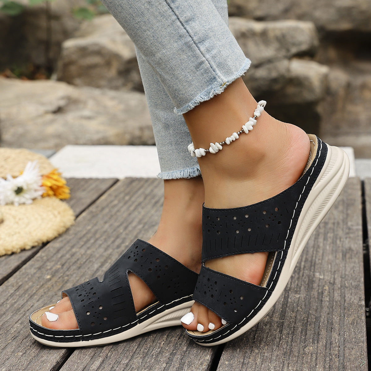 🔥Last Day Deal 50% OFF🔥 Women's Orthopedic Comfort Sandals – Wide Fit & Arch Support