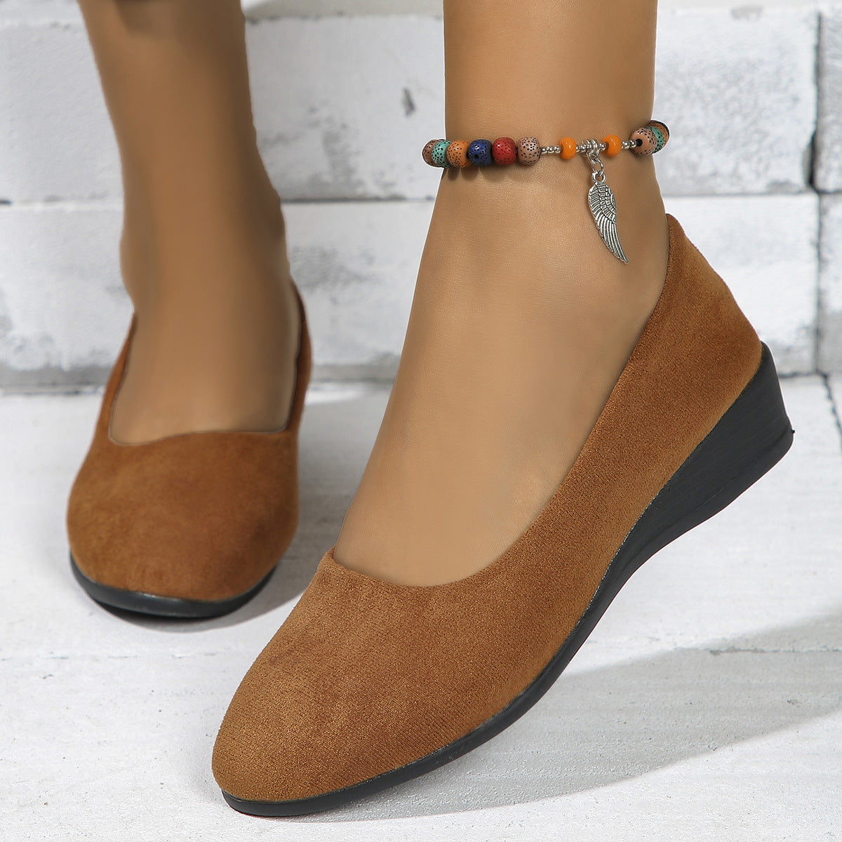 Comfortable, lightweight, anti-slip, breathable orthopedic flat shoes for women