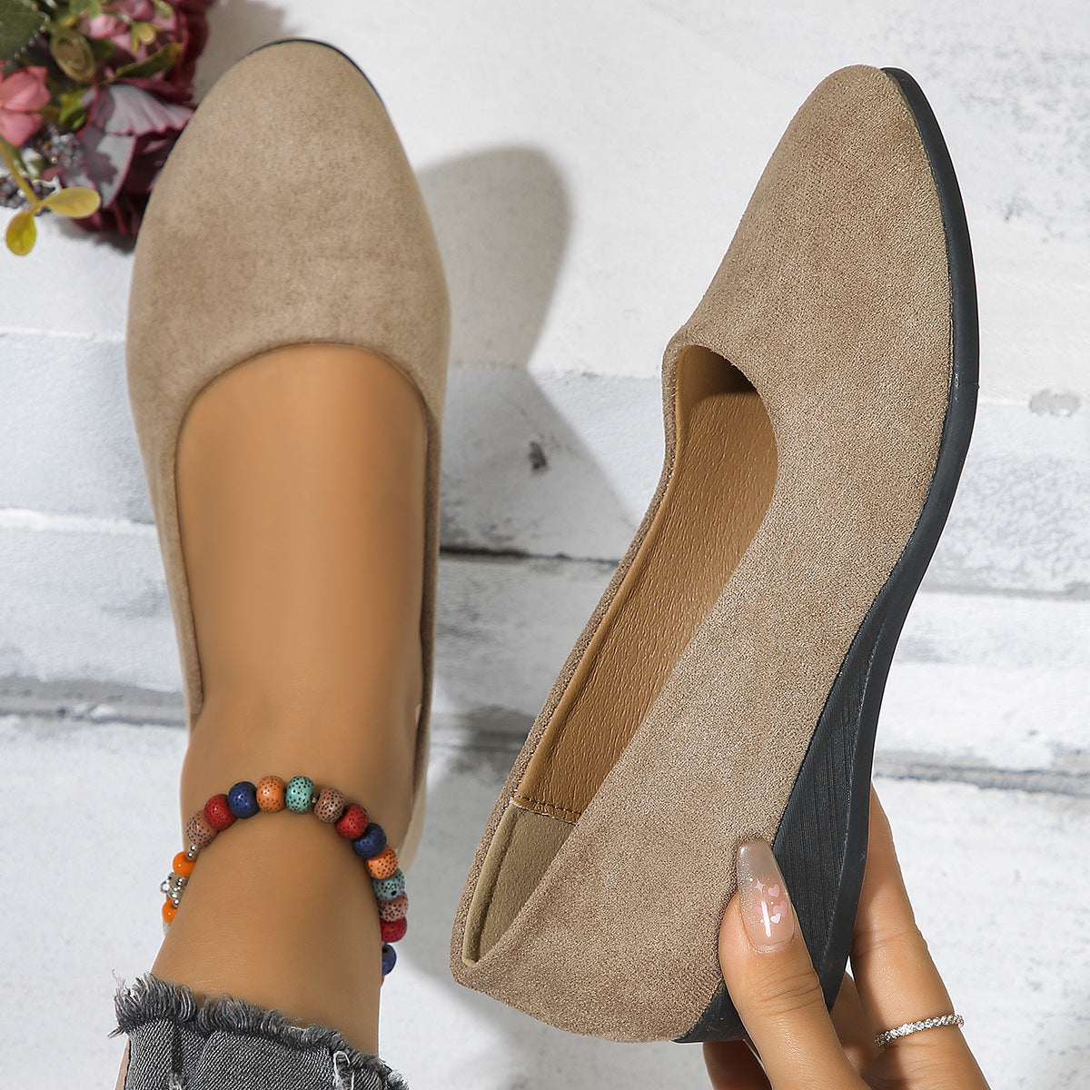 Comfortable, lightweight, anti-slip, breathable orthopedic flat shoes for women