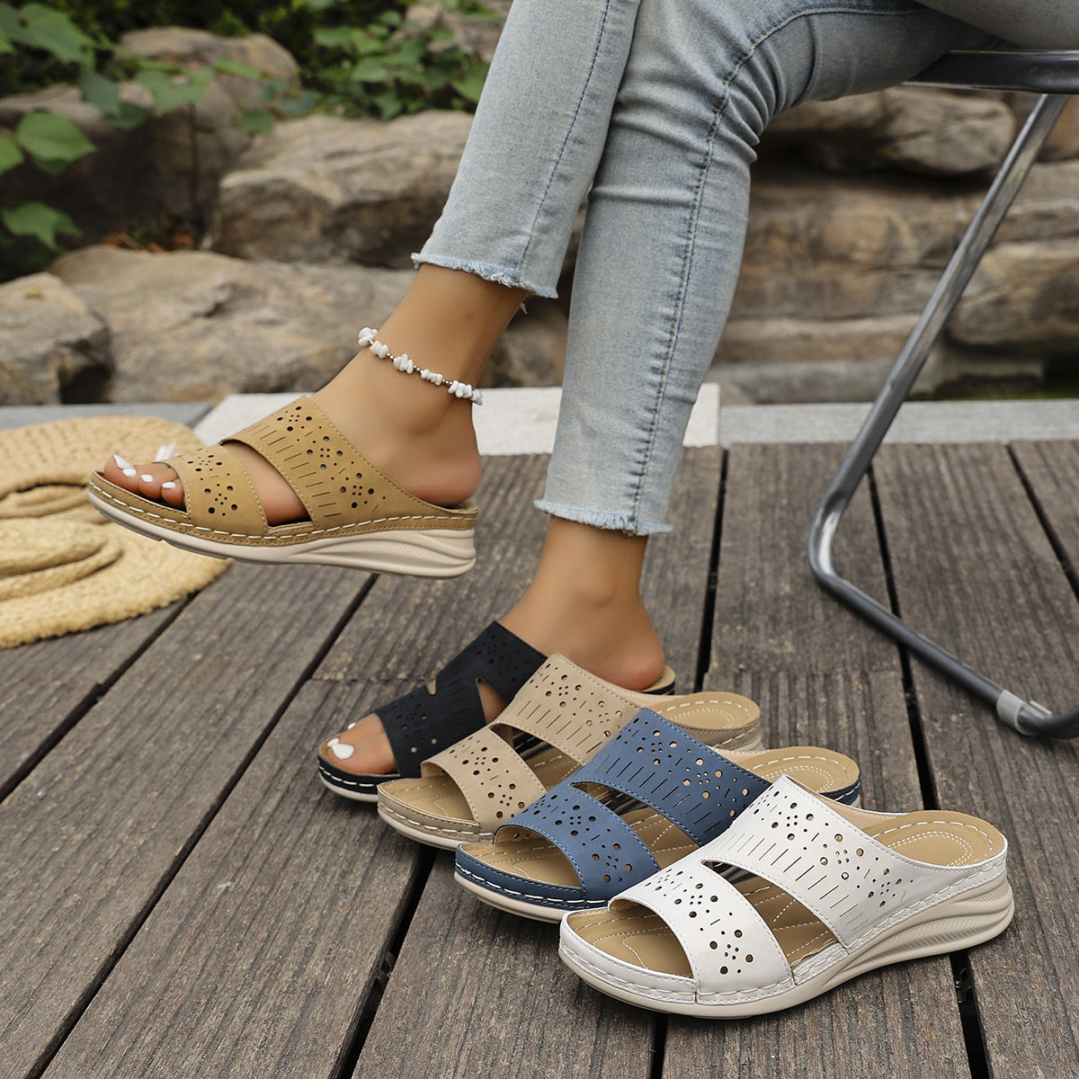 🔥Last Day Deal 50% OFF🔥 Women's Orthopedic Comfort Sandals – Wide Fit & Arch Support