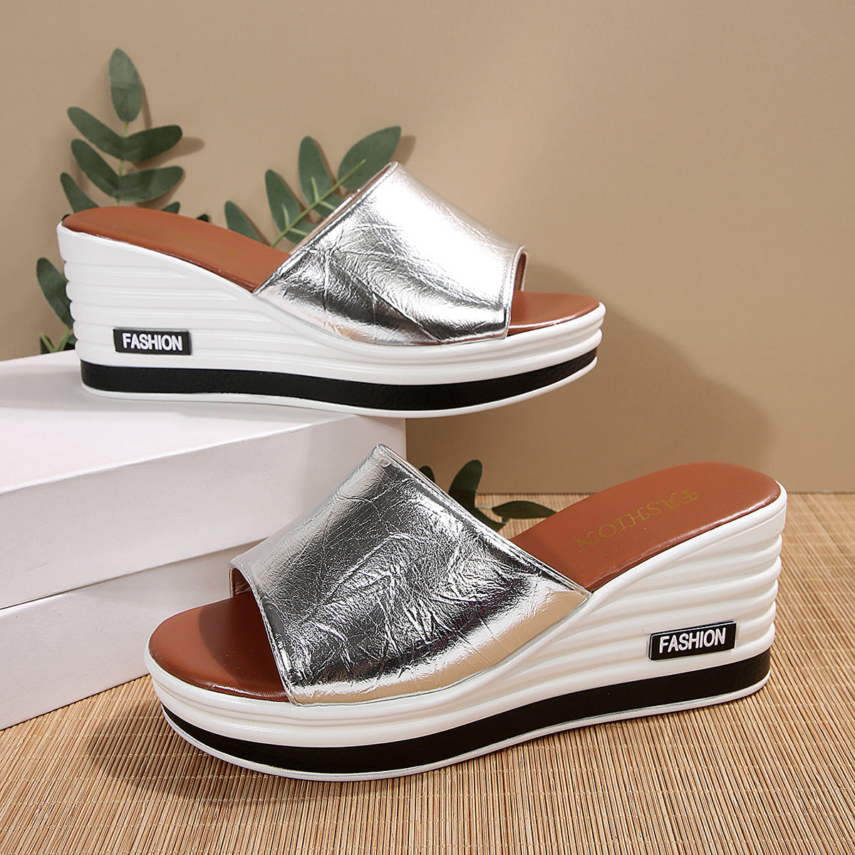 Premium Arch-Support Wedge Sandals – Walk Pain-Free in Style