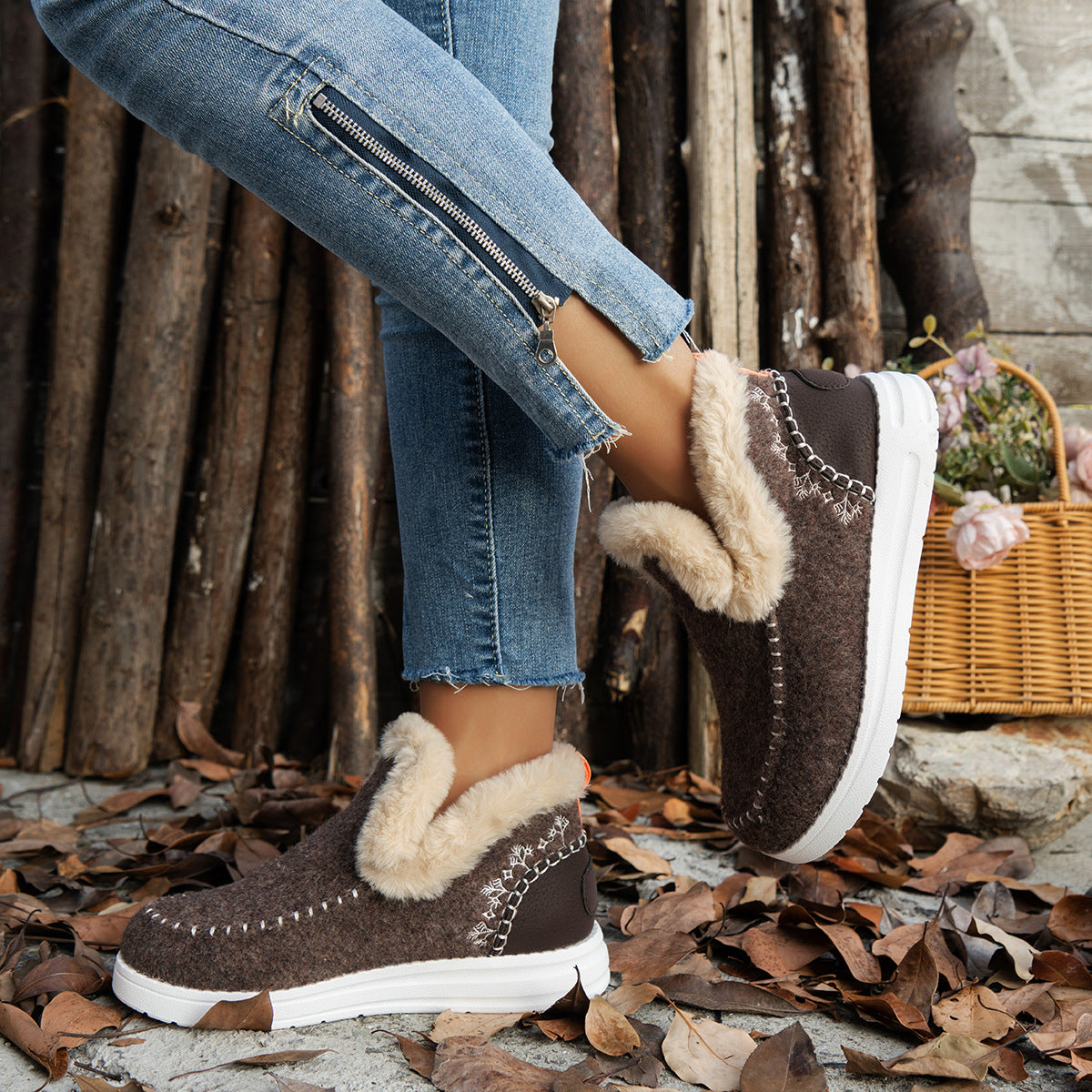 Cozy Women's Winter Ankle Boots 🔥 Last Day Sale 50% OFF💥