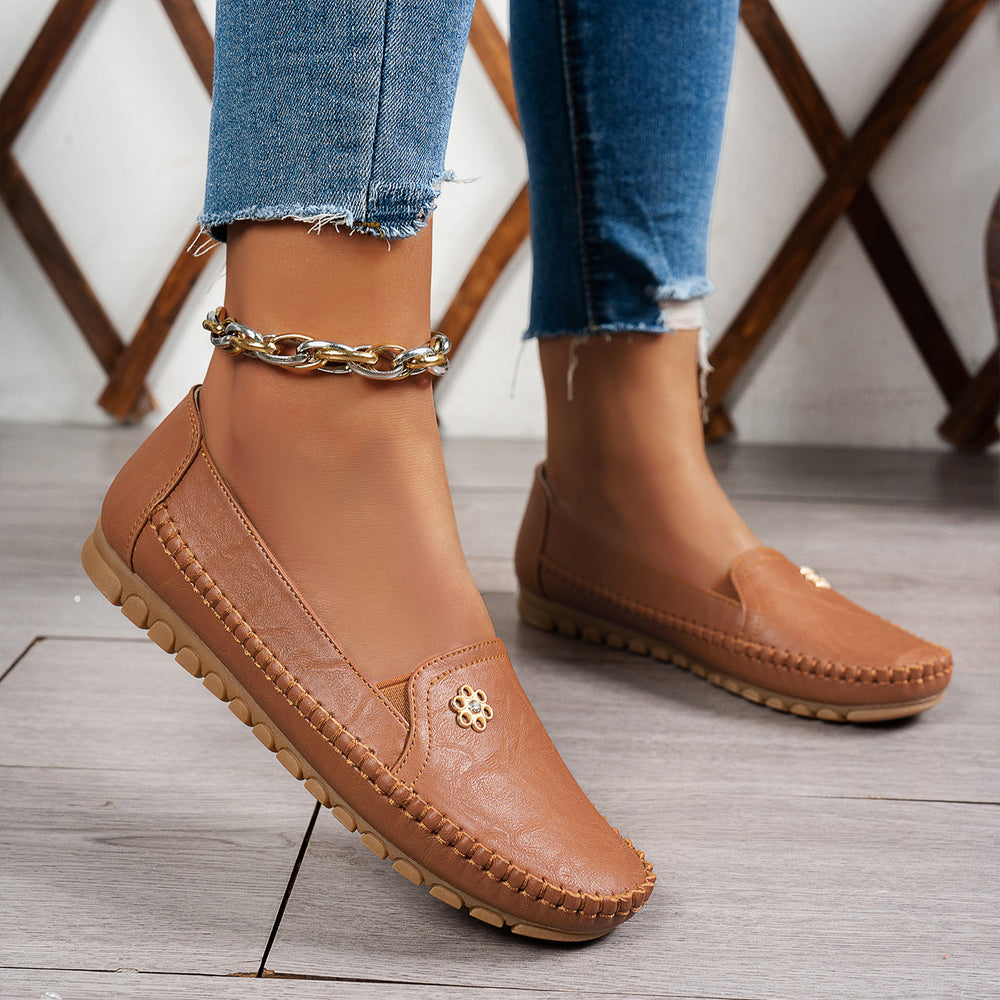 Orthopedic leather shoes, Lightweight, Anti-Slip, Breathable for Women