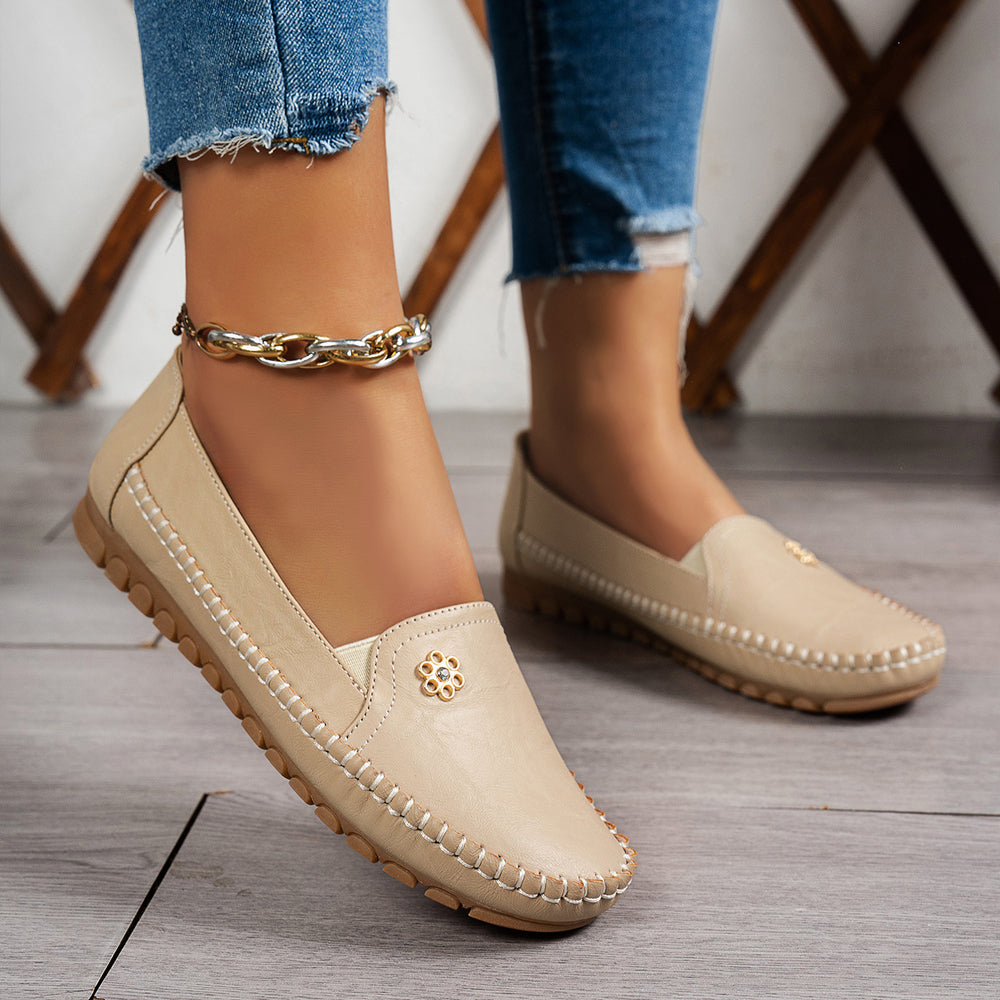 Orthopedic leather shoes, Lightweight, Anti-Slip, Breathable for Women