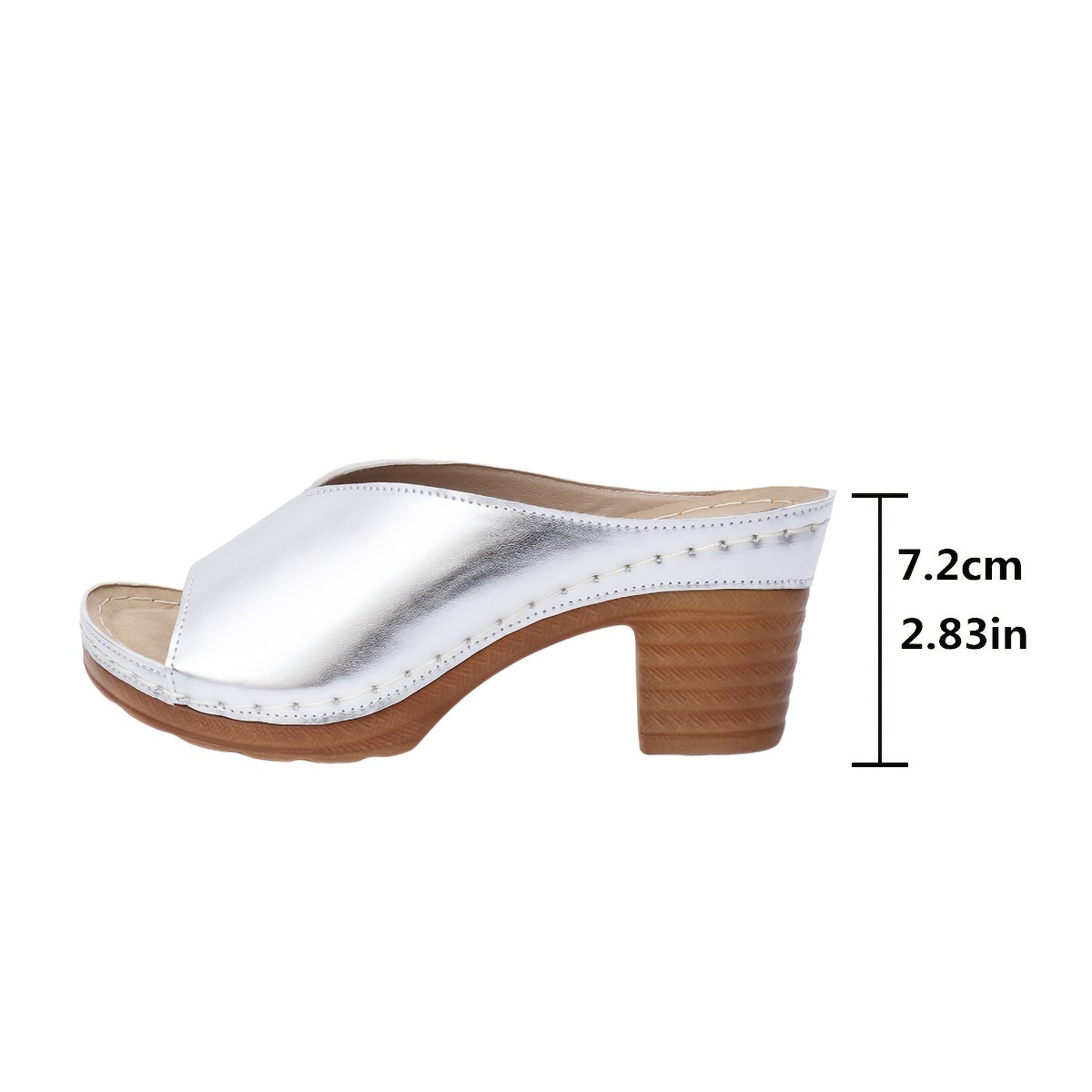 🔥LAST DAY SALE 50% OFF🔥 Open-Toe Platform Heeled Sandals – Breathable, Non-Slip, Slip-On