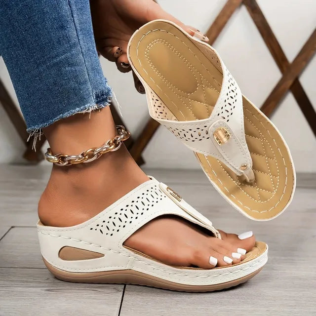 🔥Summer Best Seller🔥Women'S Patriotic Slide Sandals - Stylish American Flag Design