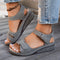 🔥Last Day 50% OFF🔥 Women's Solid Color Wedge Sandals