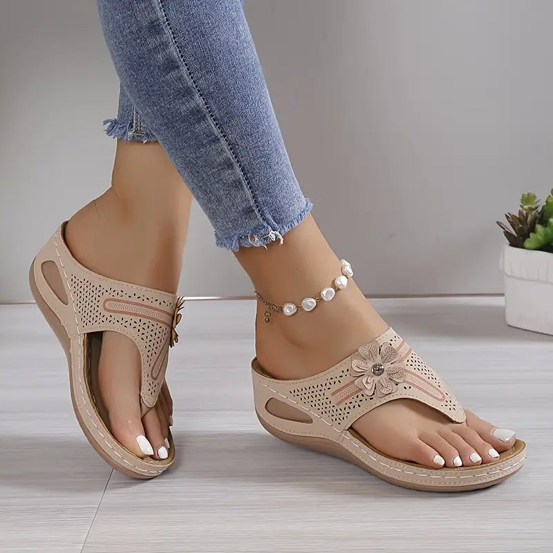 💥LAST DAY SALE 50% OFF🔥 Stylish Wedge Heel Flip Flops