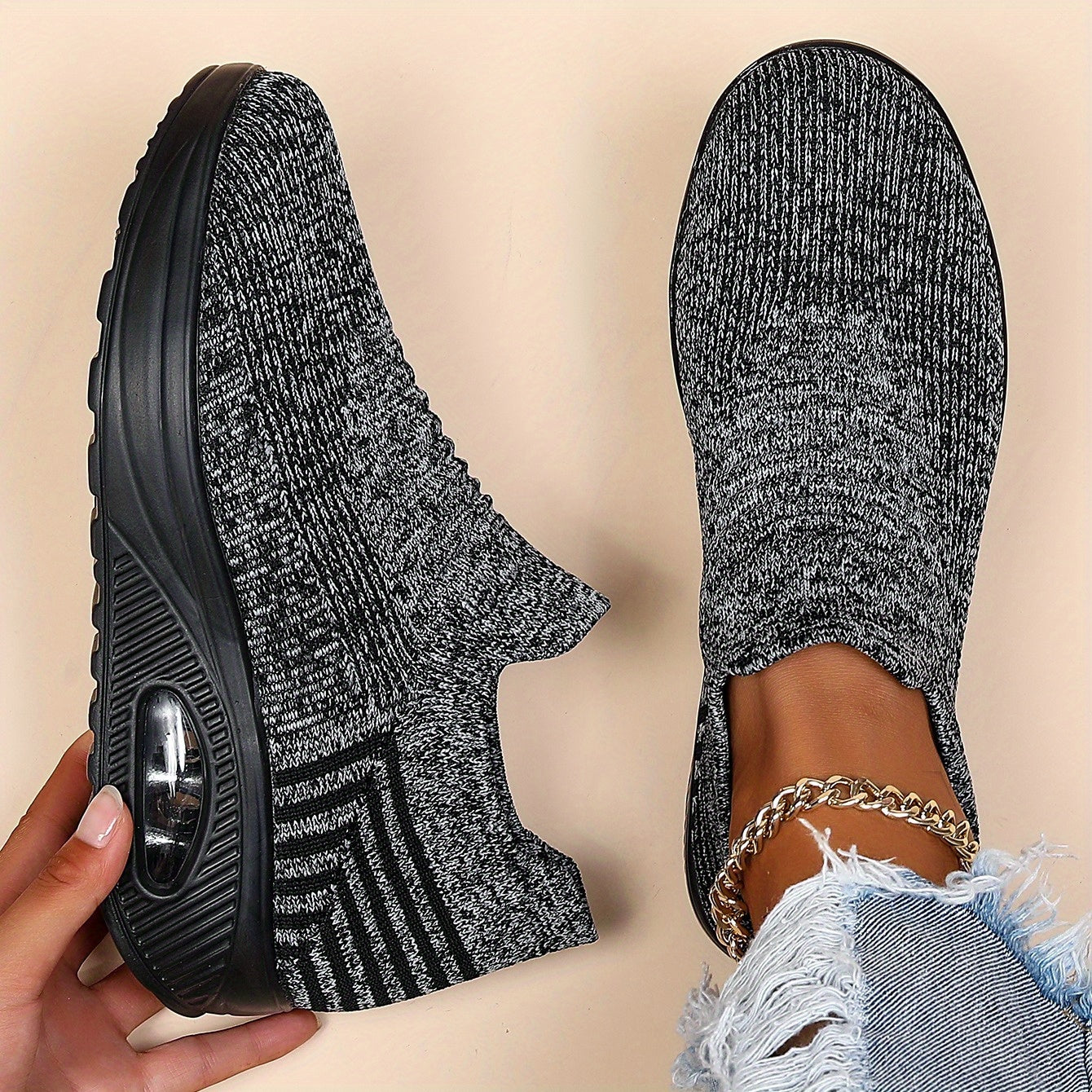 🔥LAST DAY 50% OFF - Women's Woven Orthopedic Air Cushion Shoes