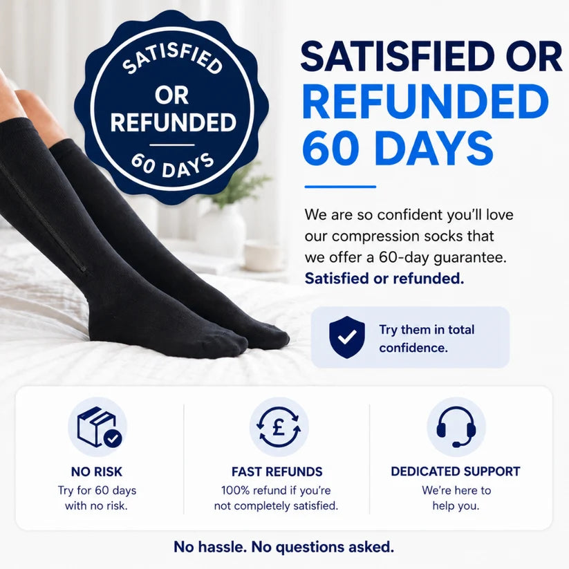 Zip-Up Compression Socks