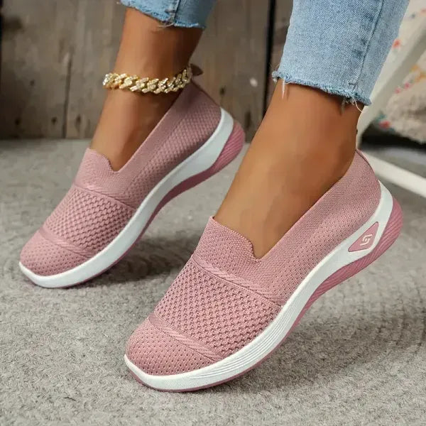 Women's Breathable Knit Sneakers: Lightweight Comfort Every Step