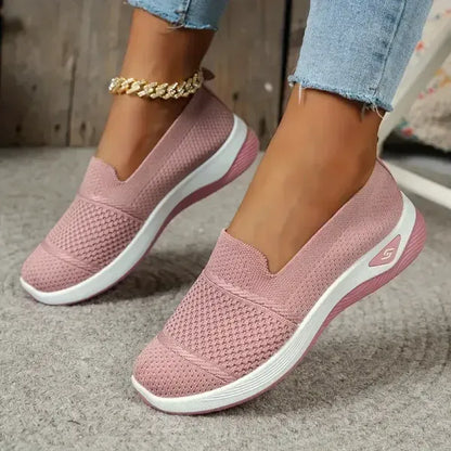 Women's Breathable Knit Sneakers: Lightweight Comfort Every Step