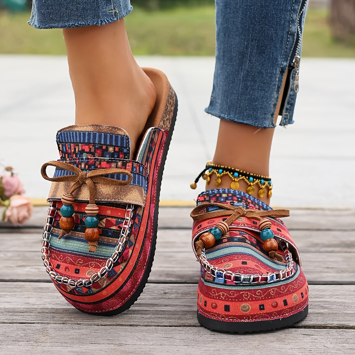 Wide Toe Orthopedic Comfort Mules