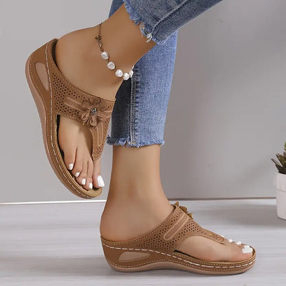 💥LAST DAY SALE 50% OFF🔥 Stylish Wedge Heel Flip Flops