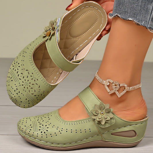 Orthopedic Wide-Toe Wedge Sandals