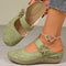 Orthopedic Wide-Toe Wedge Sandals