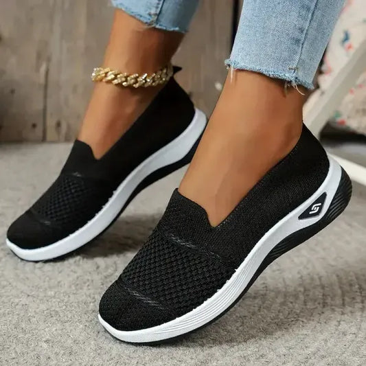 Women's Breathable Knit Sneakers: Lightweight Comfort Every Step