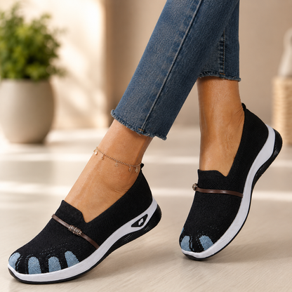 Orthopedic Wide-Toe Slip-On Sneakers