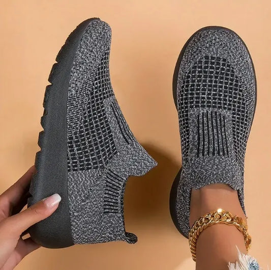 Women's Woven Orthopedic Breathable Soft Sole Shoes