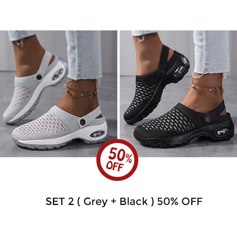🔥LAST DAY 50% OFF - Women's Orthopedic Slip-Resistant Air Cushion Clogs
