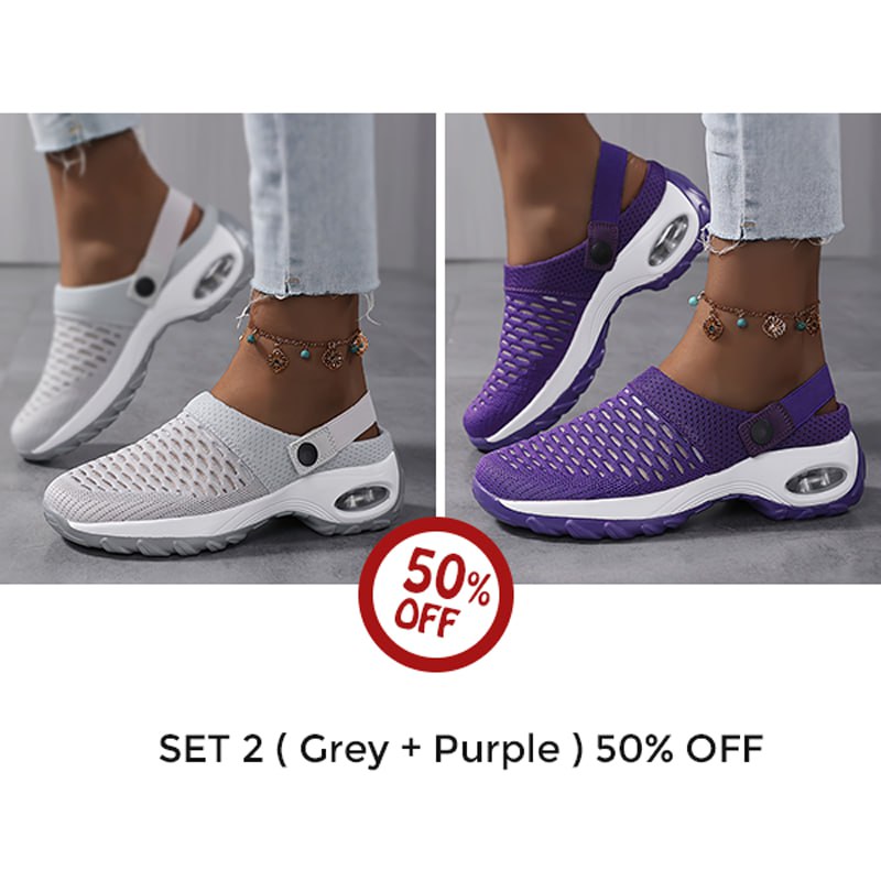 🔥LAST DAY 50% OFF - Women's Orthopedic Slip-Resistant Air Cushion Clogs