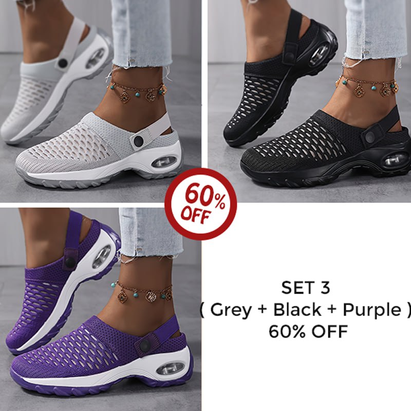 🔥LAST DAY 50% OFF - Women's Orthopedic Slip-Resistant Air Cushion Clogs