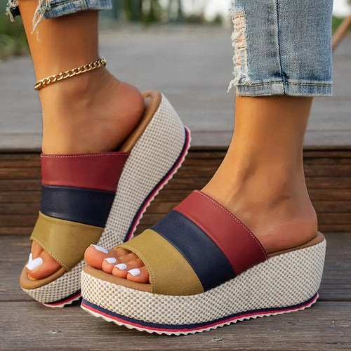 🔥Best Seller-Last Day Sale 50% OFF🔥 Women'S Fashion Open Toe High Heel Slides