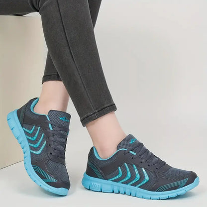 Women's Athletic Running Shoes Mesh Breathable Tennis Shoes
