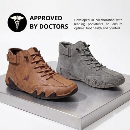 Hand-Sewn Soft Leather Casual Shoes
