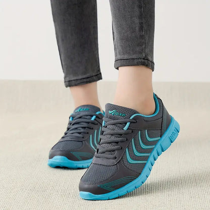 Women's Athletic Running Shoes Mesh Breathable Tennis Shoes