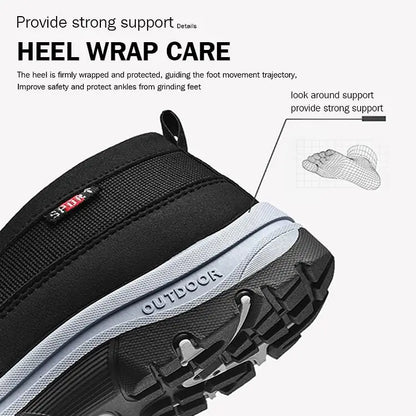 Men's Arch Support Loafers Waterproof Breathable Lightweight Non-Slip Walking Shoes