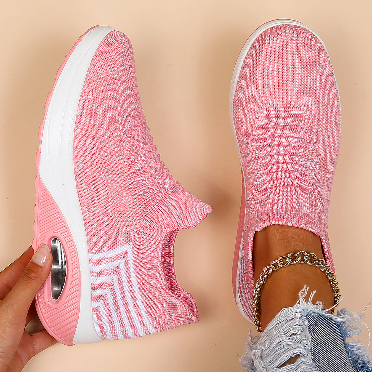 🔥LAST DAY 50% OFF - Women's Woven Orthopedic Air Cushion Shoes