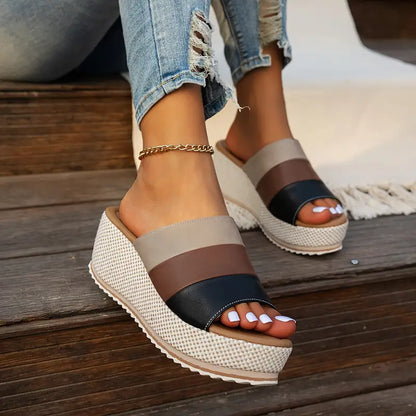 🔥Best Seller-Last Day Sale 50% OFF🔥 Women'S Fashion Open Toe High Heel Slides