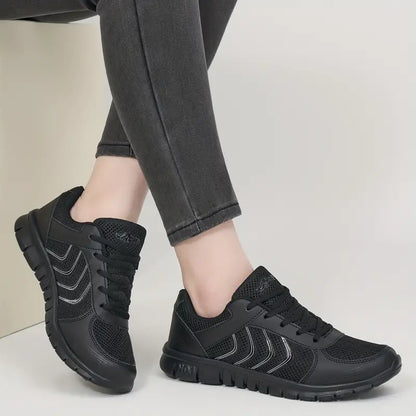 Women's Athletic Running Shoes Mesh Breathable Tennis Shoes