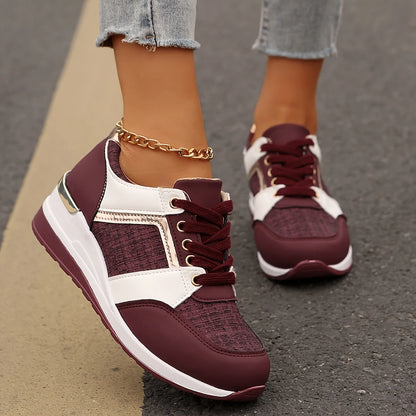 🔥Last Day Sale 50% OFF🔥Women's Casual Low-Top Sneakers – Lace-Up, Rubber Sole, All-Season Comfort