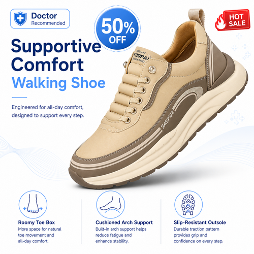 Men’s Supportive Comfort Walking Shoes