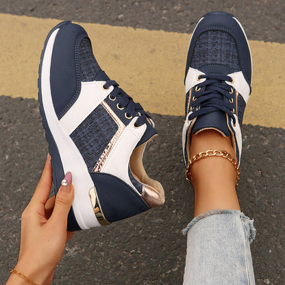 🔥Last Day Sale 50% OFF🔥Women's Casual Low-Top Sneakers – Lace-Up, Rubber Sole, All-Season Comfort