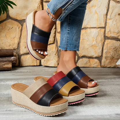 🔥Best Seller-Last Day Sale 50% OFF🔥 Women'S Fashion Open Toe High Heel Slides