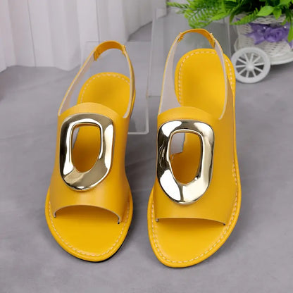 🔥Last Day 50% OFF🔥Women's Solid Color Stylish Sandals