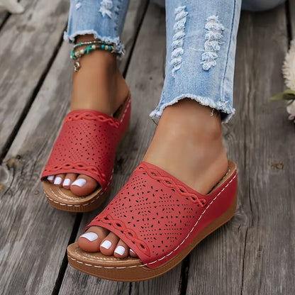 💥LAST DAY SALE 50% OFF🔥 Women's Solid Color Platform Sandals